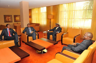 Sassou Nguesso, Kabila, Kagame et Museveni s’engagent à appliquer l’accord d’Addis-Abeba